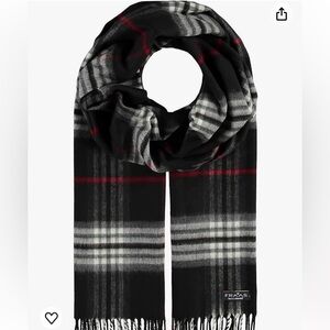 FRAAS 100% acrylic - feel Coshmink Plaid Men’s Scarf